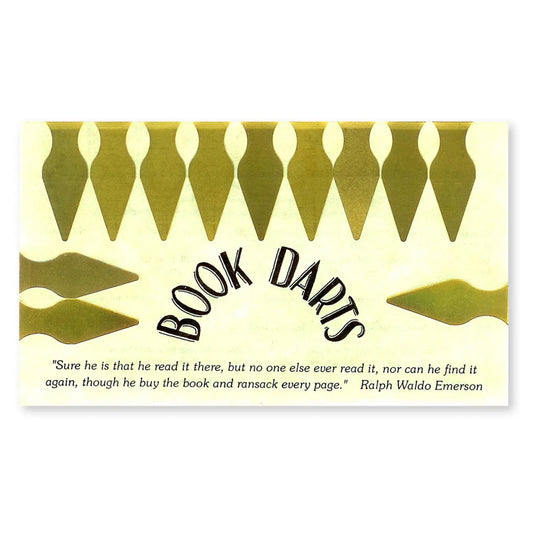 Book Darts - Pack of 12 Brass