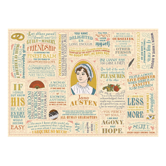 Jane Austen Quotations 1000 Piece Puzzle