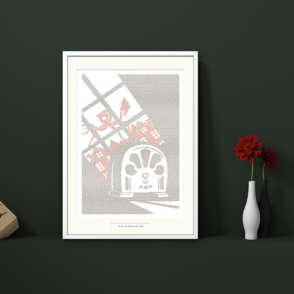 The War of the Worlds Matted Poster Print