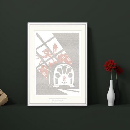 The War of the Worlds Matted Poster Print
