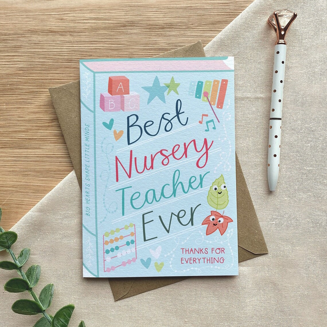 Best Nursery Teacher Ever Greeting Card