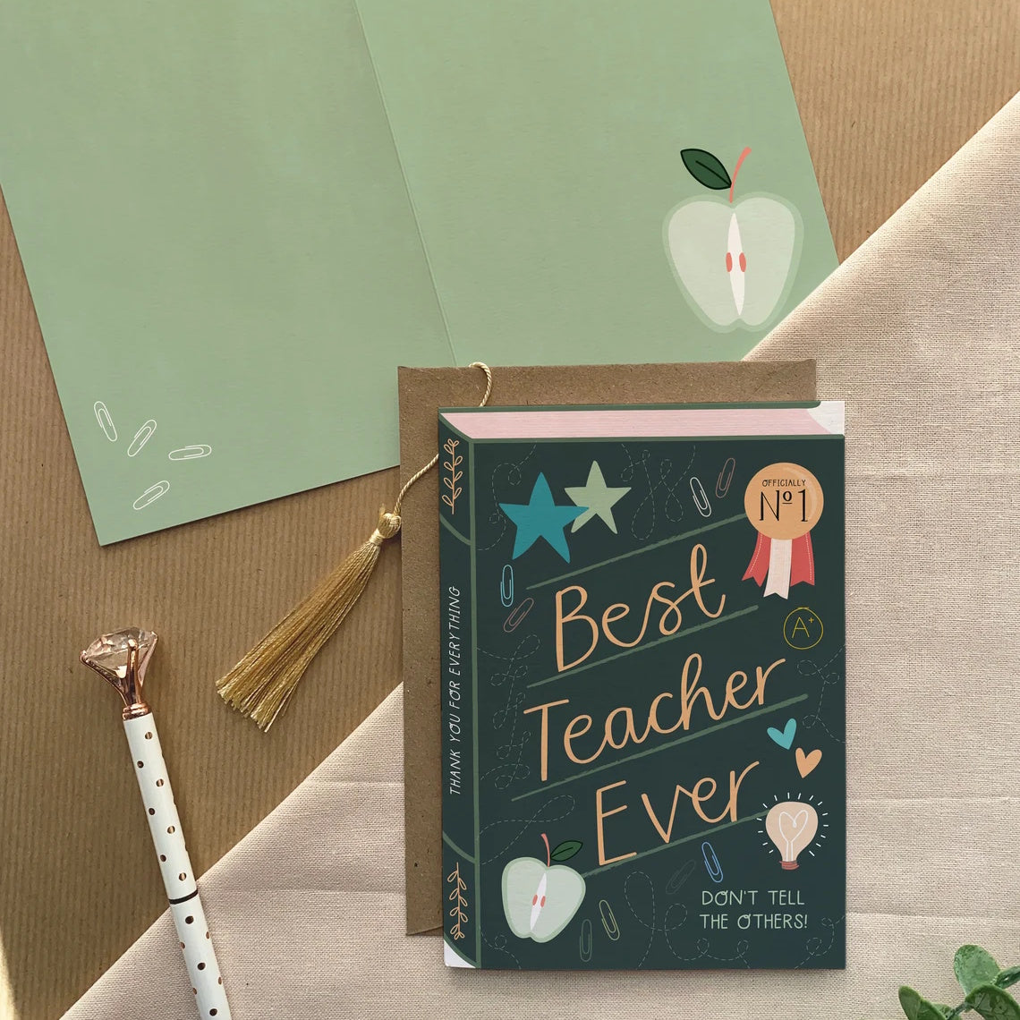 Best Teacher Ever Greeting Card