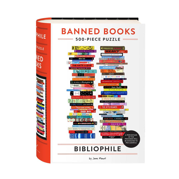 Bibliophile Banned Books 500-Piece Jigsaw Puzzle