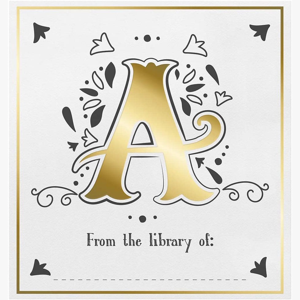 Letter Book Plates - A