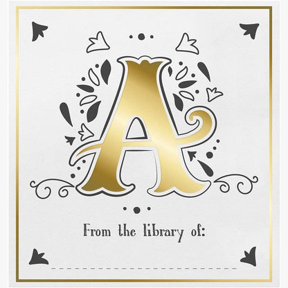 Letter Book Plates - A