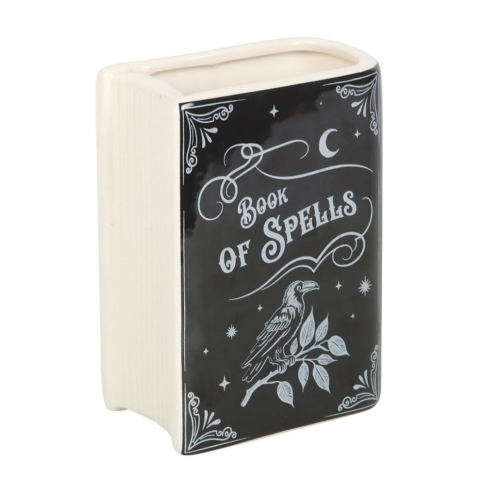 Book of Spells Gothic Flower Vase