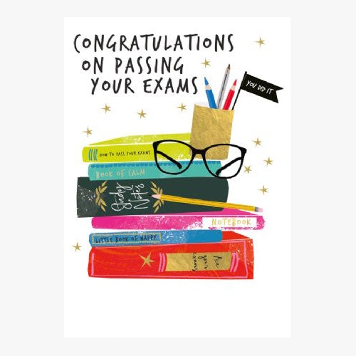 Congratulations on Passing Your Exams Card