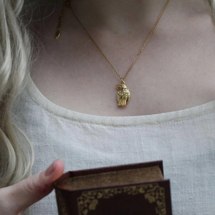 Edgar Allan Poe Bookish Pendant Necklace