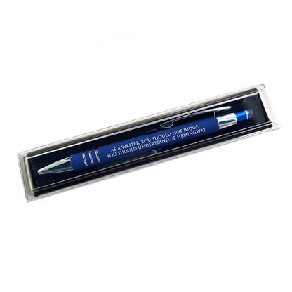 Ernest Hemingway Quote Pen