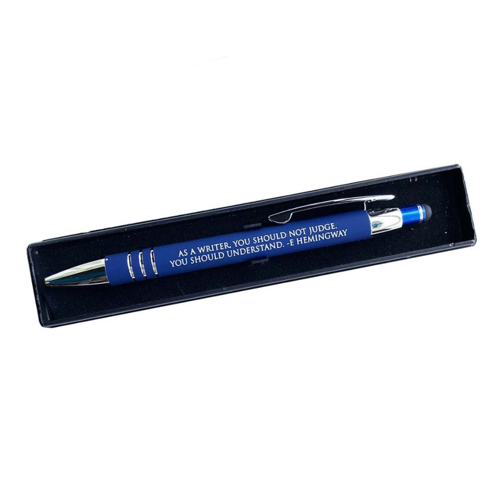 Ernest Hemingway Quote Pen