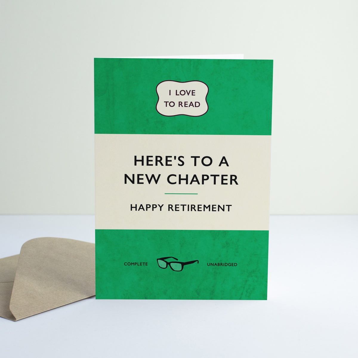 Here's To A New Chapter - Happy Retirement Card