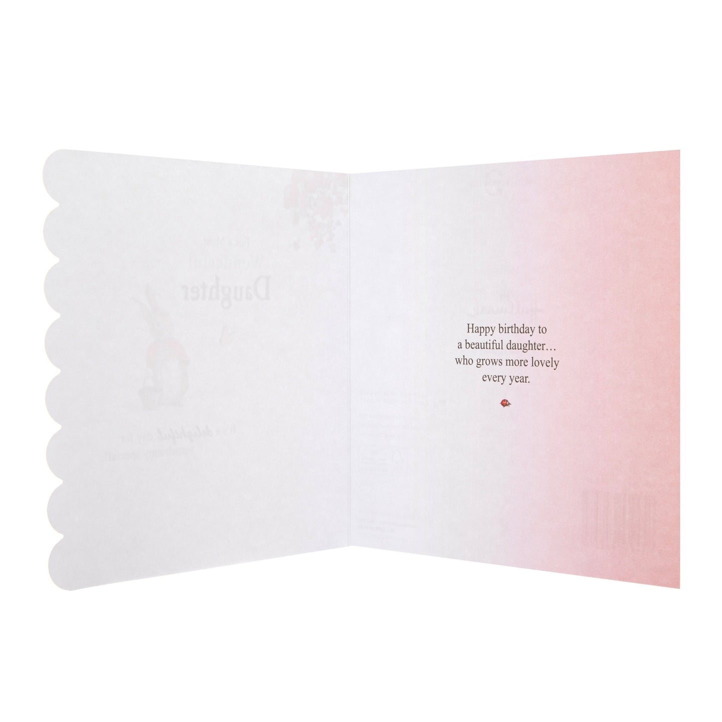 Birthday Card For Daughter - Peter Rabbit Design