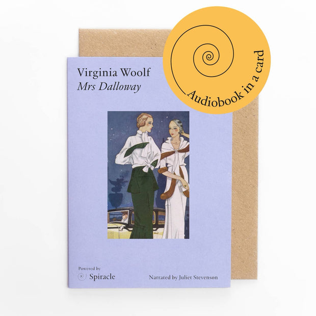 Audiobook in A Card: Mrs Dalloway By Virginia Woolf