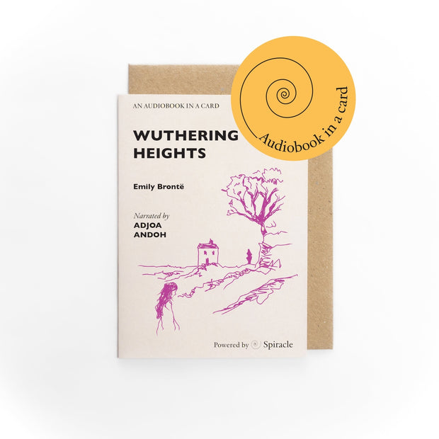 Audiobook in A Card: Emily Brontë’s Wuthering Heights