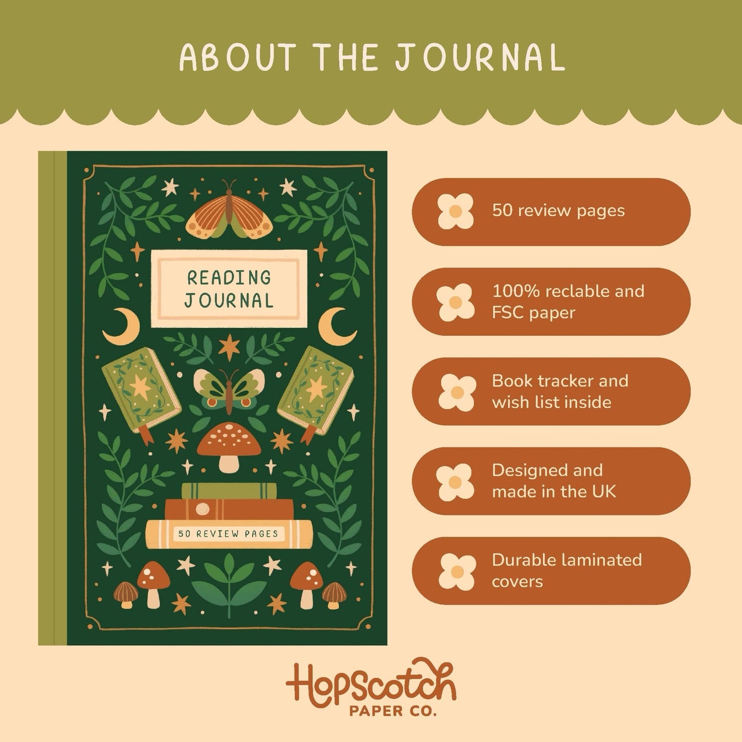 Fantasy Forest Reading Journal