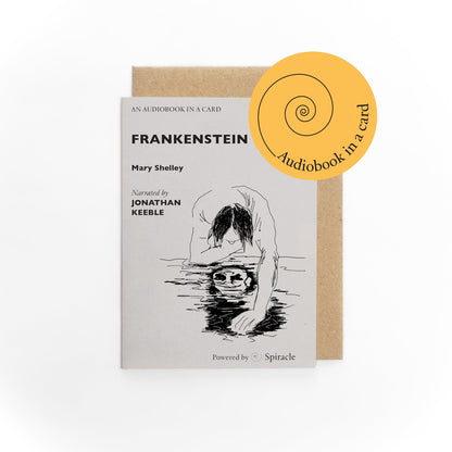 Audiobook in A Card: Mary Shelley’s Frankenstein