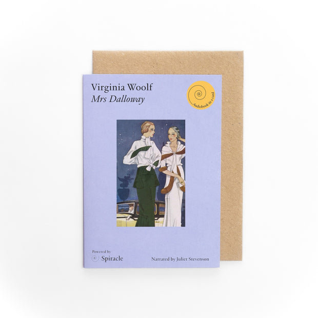 Audiobook in A Card: Mrs Dalloway By Virginia Woolf