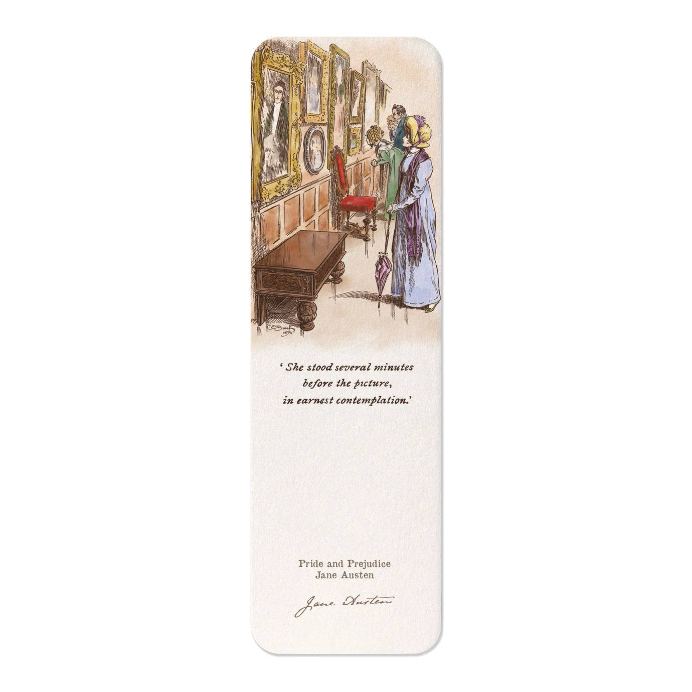 Before the Picture in Contemplation (1895): Bookmark