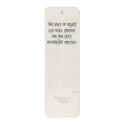 Life's Opportunity (1843): Victorian Bookmark