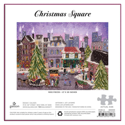 Joy Laforme Christmas Square 1000 Piece Puzzle