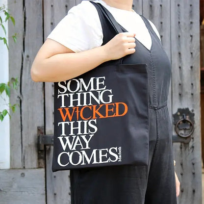 Macbeth Quote Tote Bag (Something Wicked)