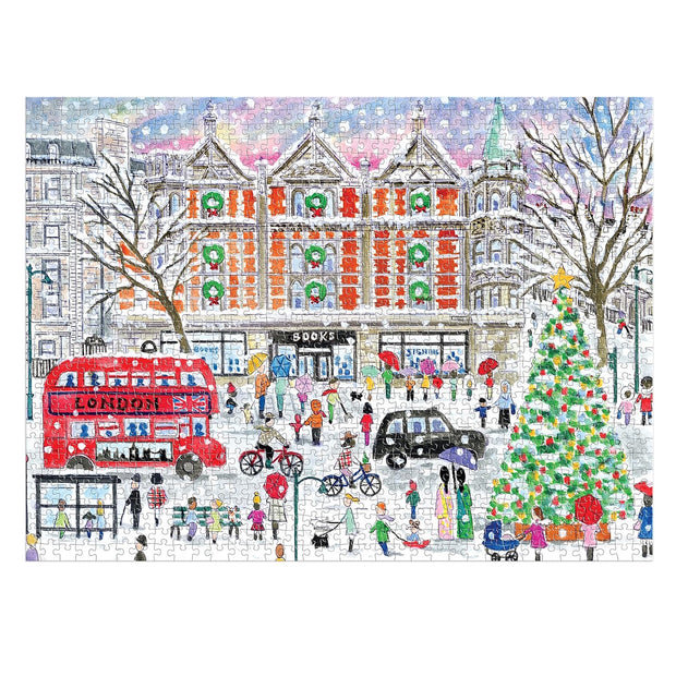 Michael Storrings Christmas in London 1000 Piece Puzzle