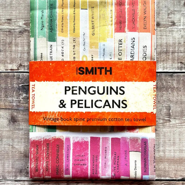 Penguins & Pelicans Tea Towel