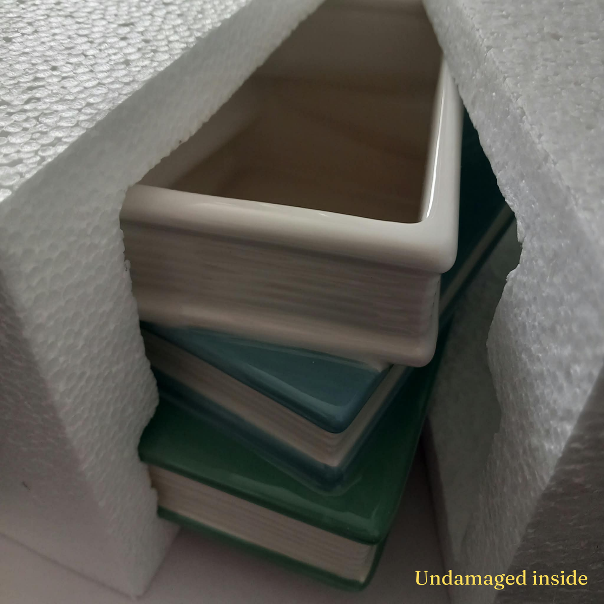 Stacked Books Planter - The Classics - Damaged Box