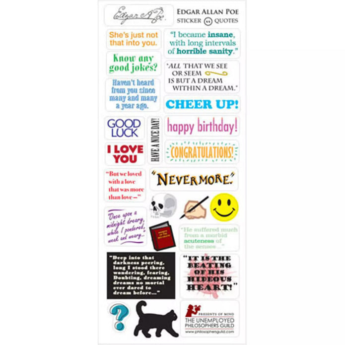 Edgar Allan Poe Quotable Notable Card