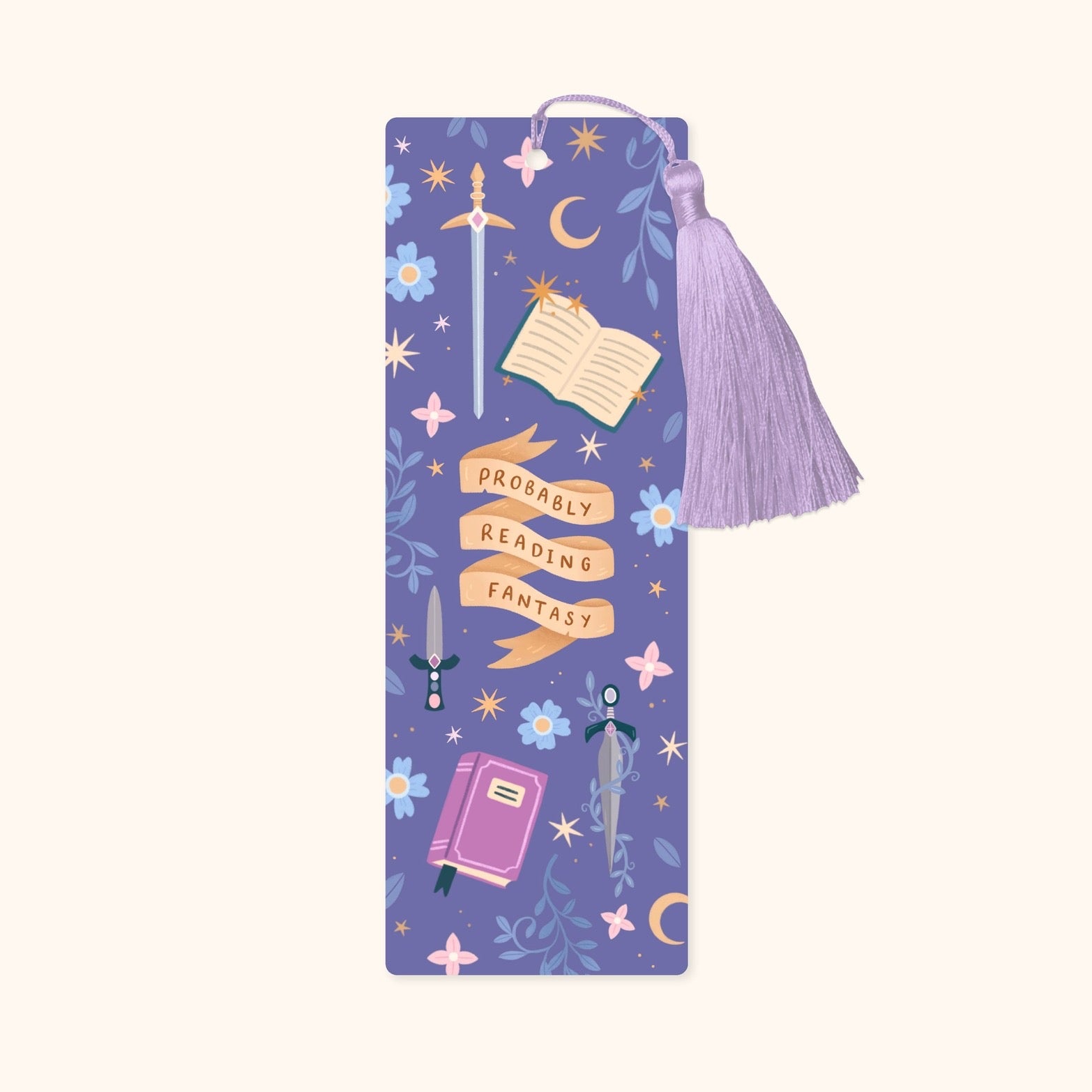 Probably Reading Fantasy Bookmark