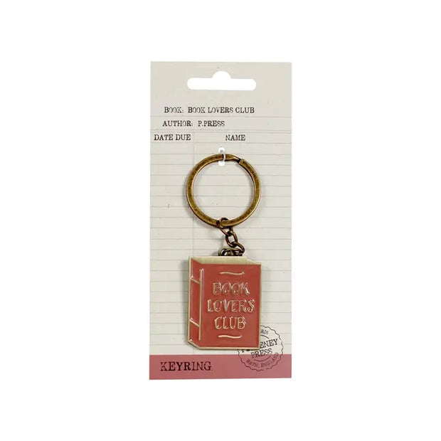 Pulteney Press Book Lovers Metal Keyring