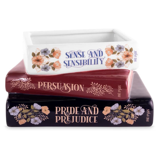 Stacked Books Planter - Jane Austen