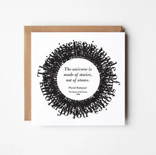 Muriel Rukeyser quote card
