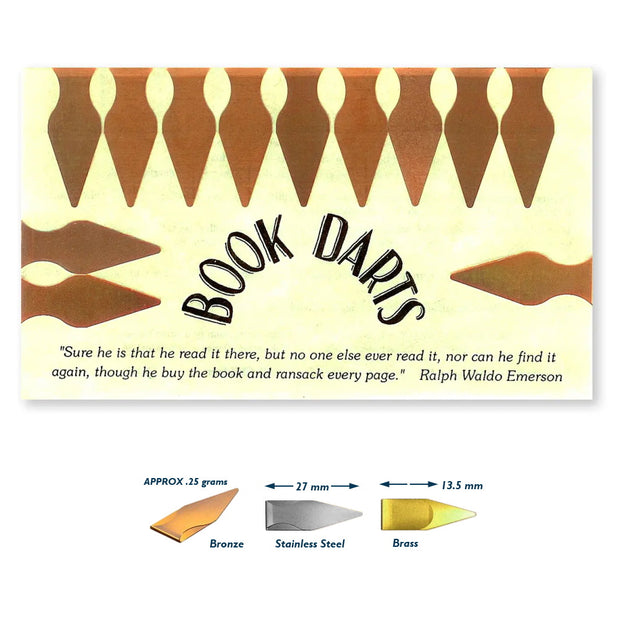 Book Darts - Pack of 12 Bronze