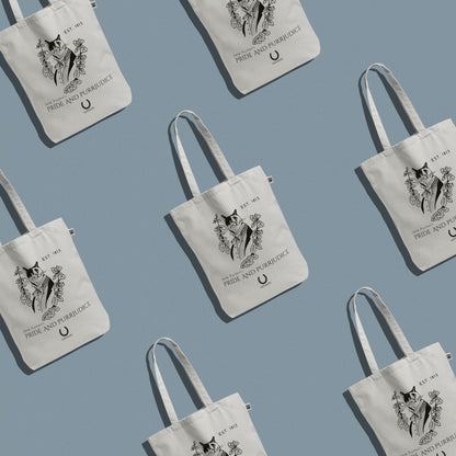 Pride and Purrjudice Fairtrade Organic Tote Bag